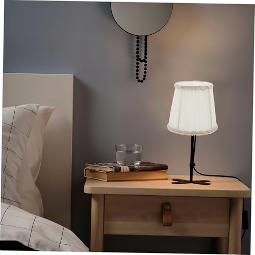 Toyvian Cloth Lampenschirm aus Stoff Moderner Lampenschirm Ersatz für Tisch Wand Pendelleuchten Design mit Breiter Kompatibilität Dekorativer Schutz für Lichtquellen im Schlafzimmer und von Toyvian