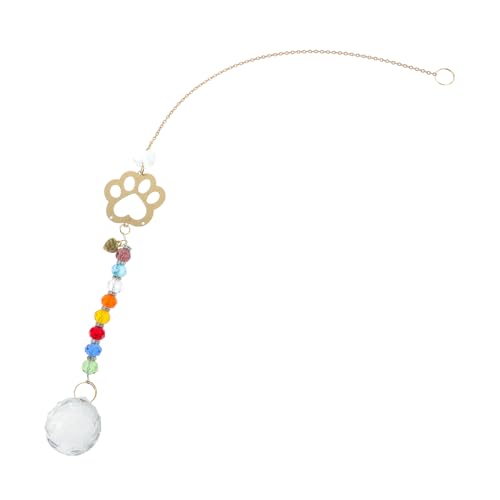 Toyvian Crystal Mit Hundepfoten-Design Bunte Kristall-hängedekoration Für Fenster Und Garten Handgefertigtes Ornament Für Charmante Atmosphäre Toyvian Crystal Mit Hundepfoten-Design Bunte Kristall-hängedekoration Für Fenster Und Garten Handgefertigtes Ornament Für Charmante Atmosphäre von Toyvian