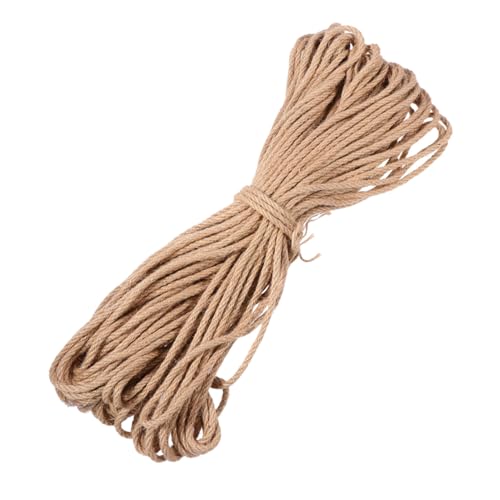 Toyvian DIY Katzenkratzsäulen Ersatzseil Natürliche Juteseil Robustes Langlebiges Sisalseil für Katzenkratzbaum Reparatur und Basteln Beige Toyvian DIY Katzenkratzsäulen Ersatzseil Natürliche Juteseil Robustes Langlebiges Sisalseil für Katzenkratzbaum Reparatur und Basteln Beige von Toyvian