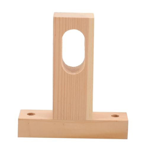 Toyvian Deckenmontage Kleiderstangenhalter Holz Stabile Holzkleiderstangenhalterung für Kleiderschrank Installieren Platzsparend Robust und Formstabil für Zuhause und Garderobe von Toyvian