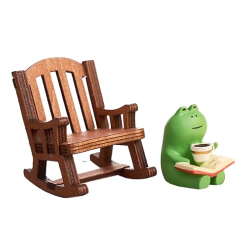 Toyvian Dekofigur Schaukelstuhl Resin Ornament für Garten und Tischdekoration Langlebig und Farbenfroh Bringt Toyvian Dekofigur Schaukelstuhl Resin Ornament für Garten und Tischdekoration Langlebig und Farbenfroh Bringt von Toyvian