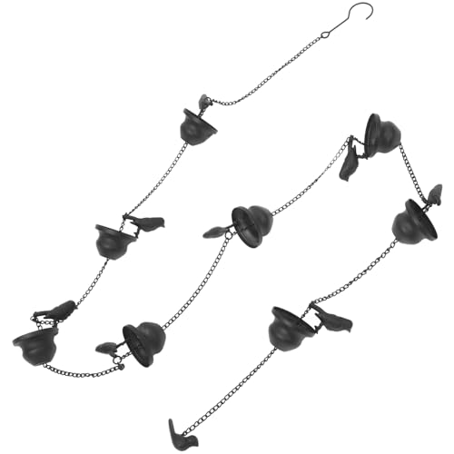 Toyvian Dekorative Eisenregenketten mit Vogelornament Vintage Regenwasserkette für Garten Dachrinnen Dekoration Design Zubehör für Außenbereiche Toyvian Dekorative Eisenregenketten mit Vogelornament Vintage Regenwasserkette für Garten Dachrinnen Dekoration Design Zubehör für Außenbereiche von Toyvian