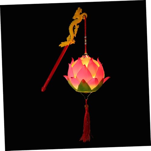 Toyvian Dekorativer Lotus Lampion DIY Chinesischer Stil Blumendesign Vielseitig für Mid Autumn Festival Party Dekoration Segenslicht Wiederverwendbar Leicht Zusammenbaubar Rosa Toyvian Dekorativer Lotus Lampion DIY Chinesischer Stil Blumendesign Vielseitig für Mid Autumn Festival Party Dekoration Segenslicht Wiederverwendbar Leicht Zusammenbaubar Rosa von Toyvian