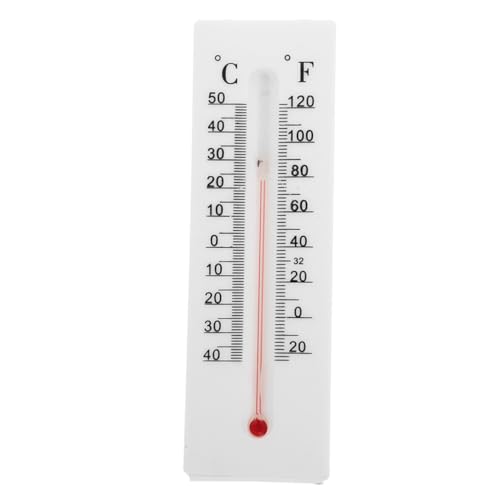 Toyvian Dekorativer Thermometer Schlüsselversteck Kunststoff Wandmontage Schlüsselbox für Außenbereich Unauffälliger Schlüsselkasten mit Realistischem Temperaturanzeiger für Haus und von Toyvian