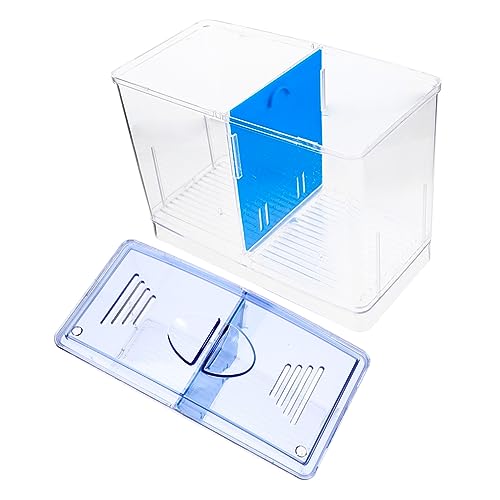 Toyvian Desktop Fischzuchtbox Isolationstank für Zucht und Aufzucht Kleiner Fische mit Abnehmbarer Trennwand und Design für Betta und Guppys Toyvian Desktop Fischzuchtbox Isolationstank für Zucht und Aufzucht Kleiner Fische mit Abnehmbarer Trennwand und Design für Betta und Guppys von Toyvian