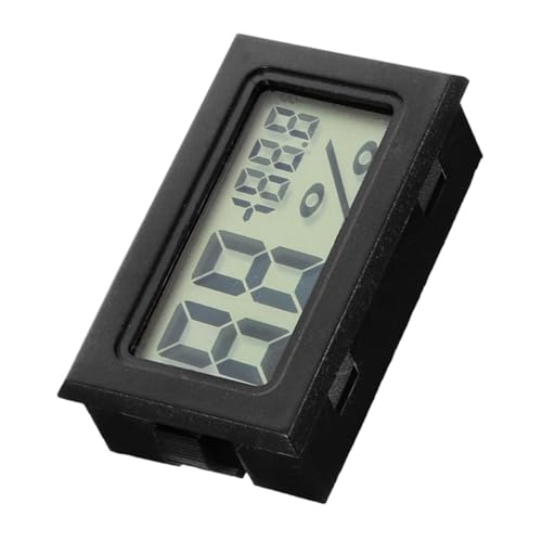 Toyvian Digitales Mini Thermometer und Hygrometer für Pflanzen und Innenräume Präziser Temperatur Luftfeuchtigkeitsmesser Leicht Ablesbares Display für Wohnzimmer und Büro von Toyvian