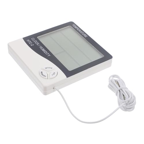 Toyvian Digitales Thermometer für Aquarien Hygrometer mit Großem LCD Display Temperatur und Feuchtigkeitsmesser für Fische Geeignet für Büro Schlafzimmer und Gewächshaus Toyvian Digitales Thermometer für Aquarien Hygrometer mit Großem LCD Display Temperatur und Feuchtigkeitsmesser für Fische Geeignet für Büro Schlafzimmer und Gewächshaus von Toyvian