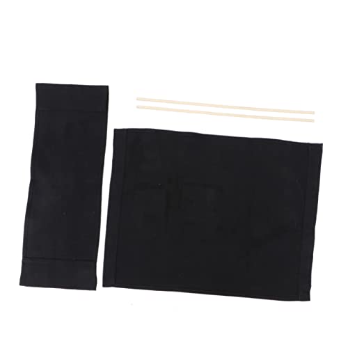 Toyvian Direktfuß Regiestuhl Ersatzstoff Schwarz Langlebiger Atmungsaktiver Campingstuhl Bezug Faltbarer Outdoor Stuhl Bezug Waschbar Wasserabweisend Knitterfrei Vielseitig für Garten und von Toyvian