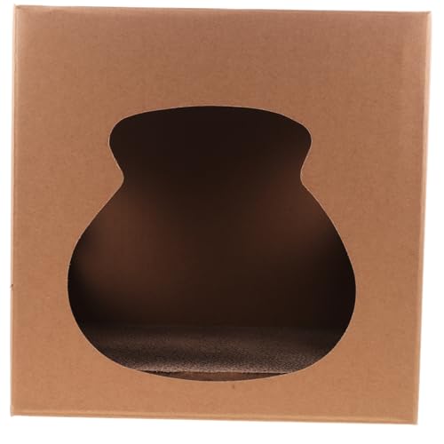 Toyvian Doppelseitiges Katzenkratzhaus aus Umweltfreundlicher Wellpappe Kratzbox und Kuschelbett für Indoor katzenpflege und Spielspaß von Toyvian
