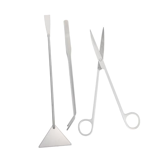 Toyvian Edelstahl Aquarium Wasserkraut Schere Langlebig Rostfrei Langes Design mit Praktischem Schaber und Pinzette für Präzises Beschneiden und Reinigung im Teich und Fischbecken Toyvian Edelstahl Aquarium Wasserkraut Schere Langlebig Rostfrei Langes Design mit Praktischem Schaber und Pinzette für Präzises Beschneiden und Reinigung im Teich und Fischbecken von Toyvian