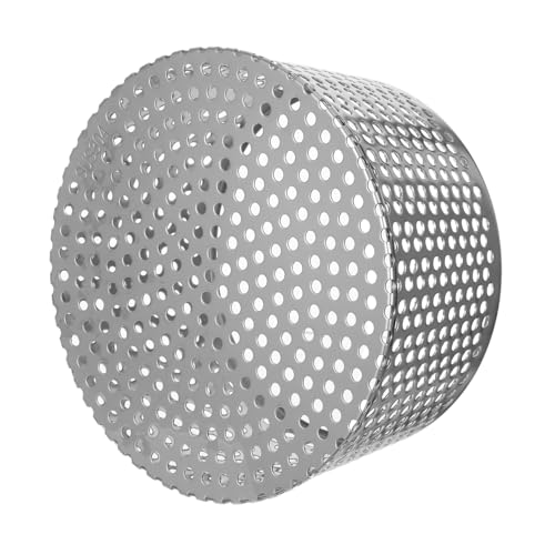 Toyvian Edelstahl Bodenablaufgitter Dome Abdeckung Korrosionsbeständig für Außenbereich Dach Regenwassersammler mit Verstopfungsschutz für Sauberes Entwässerungssystem von Toyvian