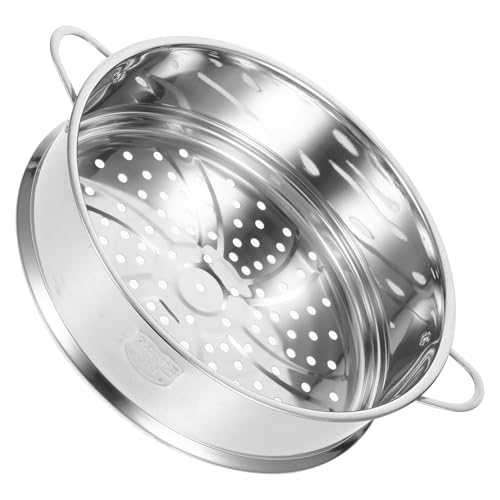 Toyvian Edelstahl Dämpfkorb mit Griff Langlebiger Küchen Dampfgarer Einsatz Vielseitiger Steamer für Reiskocher und Dampftöpfe Leicht zu Reinigen für Gemüse und Dim Sum Toyvian Edelstahl Dämpfkorb mit Griff Langlebiger Küchen Dampfgarer Einsatz Vielseitiger Steamer für Reiskocher und Dampftöpfe Leicht zu Reinigen für Gemüse und Dim Sum von Toyvian