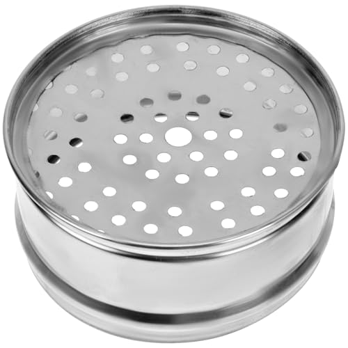 Toyvian Edelstahl Dampfgarer Einsatz Dünsteinsatz Vielseitig Kleiner Dampfkorb für Gemüse und Dim Sum Zuhause Kompakt Praktisch von Toyvian