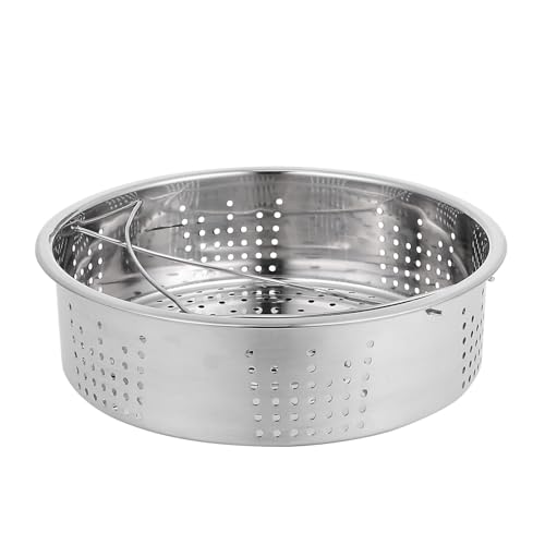 Toyvian Edelstahl Dampfgarer Einsatz mit Doppelgriffen Rundes Siebkorb Dampfkörbchen für Reiskocher und Küchenutensilien Spülmaschinenfest und Leicht zu Reinigen Toyvian Edelstahl Dampfgarer Einsatz mit Doppelgriffen Rundes Siebkorb Dampfkörbchen für Reiskocher und Küchenutensilien Spülmaschinenfest und Leicht zu Reinigen von Toyvian