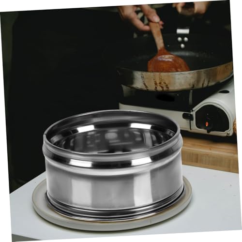 Toyvian Edelstahl Dampfgarer Platte Vielseitig Einsetzbar Sicher Geschmacksneutral für Gemüse Dumplings Buns Geeignet für Haushalt Restaurant Hotel Küchenzubehör von Toyvian