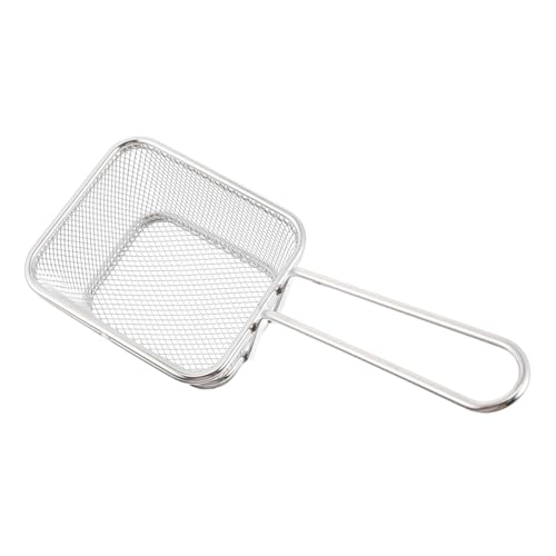 Toyvian Edelstahl Frittierkorb mit Griff Kleines Robustes Pommes Servierkörbchen Praktischer Hitzebeständiger Filterkorb für Frittierte Snacks Wie Chicken Wings Tintenfischringe und Mehr Toyvian Edelstahl Frittierkorb mit Griff Kleines Robustes Pommes Servierkörbchen Praktischer Hitzebeständiger Filterkorb für Frittierte Snacks Wie Chicken Wings Tintenfischringe und Mehr von Toyvian