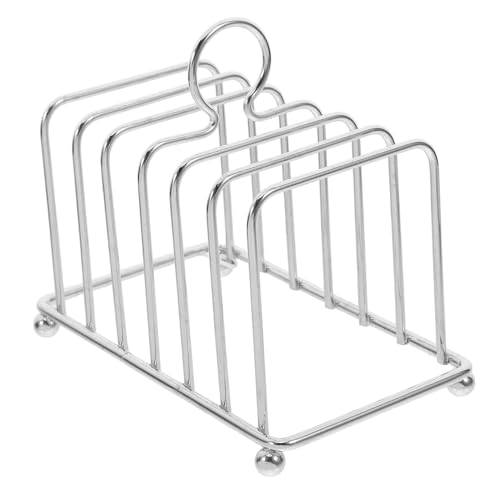 Toyvian Edelstahl Mehrzweck Küchenregal Toasthalter Brothalter mit Korrosionsschutz Einfach zu Reinigen für Backen und Servieren Toyvian Edelstahl Mehrzweck Küchenregal Toasthalter Brothalter mit Korrosionsschutz Einfach zu Reinigen für Backen und Servieren von Toyvian