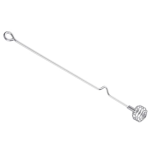 Toyvian Edelstahl Rührstäbchen Langlebig Wiederverwendbar Cocktail Kaffeelöffel Hitzebeständig für Getränke Milchtee Eisbecher zum Mixen und Umrühren Wiederverwendbar von Toyvian
