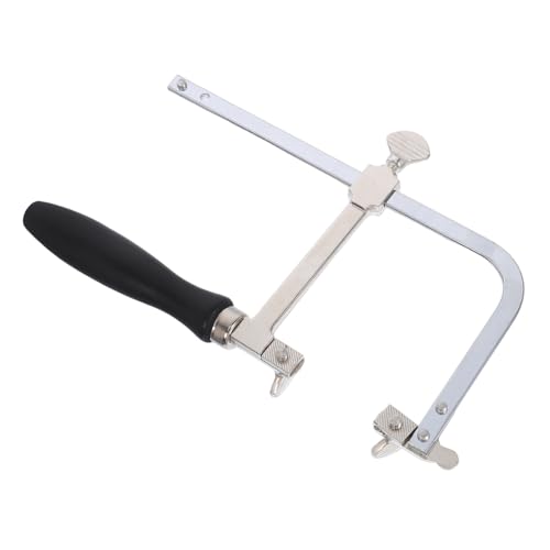 Toyvian Einstellbarer Bügelsäge Sägebogen mit Ergonomischem U Förmigem Griff Robuster Stahlrahmen für Präzise Metall und Holzarbeiten Tragbar und Leicht für Schmuckherstellung und DIY Toyvian Einstellbarer Bügelsäge Sägebogen mit Ergonomischem U Förmigem Griff Robuster Stahlrahmen für Präzise Metall und Holzarbeiten Tragbar und Leicht für Schmuckherstellung und DIY von Toyvian