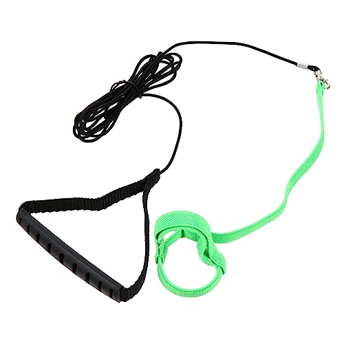 Toyvian Einstellbares Papageien Geschirr mit Leine Verstellbares Vogelsicherheitsgeschirr für Wellensittiche und Sittiche Outdoor Flugtrainingsseil Fluoreszierendes Grün Geeignet für von Toyvian
