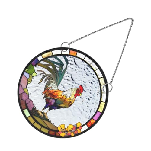 Toyvian Hahn Suncatcher Hängend Acryl für Garten und Zuhause Farbenfrohes Wandornament Lebendig und Elegant für Fenster und Wände Sicher und Langlebig Toyvian Hahn Suncatcher Hängend Acryl für Garten und Zuhause Farbenfrohes Wandornament Lebendig und Elegant für Fenster und Wände Sicher und Langlebig von Toyvian