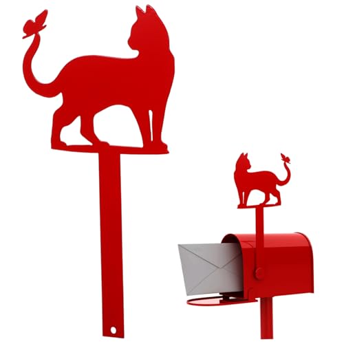 Toyvian Eisenkunst Briefkasten Dekoration Katze Form Gartenstecker Rostoptik Kreative Postkasten Deko Außen Zaunmontage Party Deko Rot Toyvian Eisenkunst Briefkasten Dekoration Katze Form Gartenstecker Rostoptik Kreative Postkasten Deko Außen Zaunmontage Party Deko Rot von Toyvian