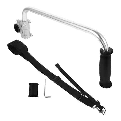 Toyvian Ergonomischer Trimmergriff mit Verlängerung Langlebig und Einfach zu Montieren für Rasenpflege und Unkrautbürste Kompatibel mit Rasentrimmer Freischneider und Rasenmäher Hilfsgriff von Toyvian