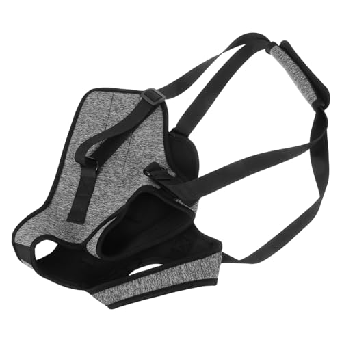 Toyvian Erholungsgürtel Für Hunde Tragegeschirr Für Hunde Outdoor-hundeschlinge Tragbare Hundeschlinge Hundelift Hundegeschirre Hundegeschirr Unterstützen Hundeschlinge Grau Polyester von Toyvian