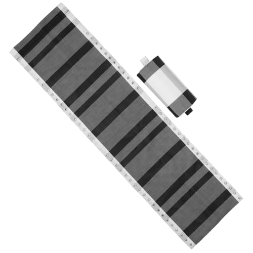 Toyvian Ersetzungsstoff für Klappbare Outdoor Liege Atmungsaktives Langlebiges Mesh Gewebe Robustes Lounge Stuhl Ersatzbezug mit Kopfkissen Passend für Balkon und Gartenstühle von Toyvian