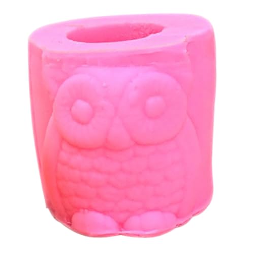 Toyvian Eulen-Blumentopfform Keramik-Tontöpfe-Form Tierische Silikonformen Blumentopf aus Silikon Formen aus Silikonharz Pflanzgefäß-Silikonform Blumenformen Silikon Kieselgel Rosig von Toyvian