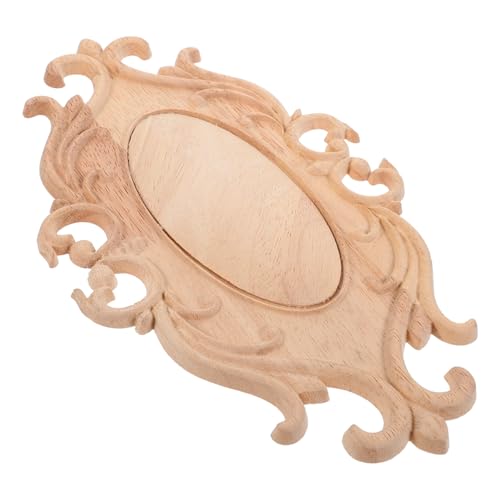 Toyvian Europäische Holzapplikation für Türen und Möbel Geschnitzte Holzdeko mit Eleganter Blütenornamentik Robustes Massivholz DIY Dekoration für Wohnraum und Schrankfronten Toyvian Europäische Holzapplikation für Türen und Möbel Geschnitzte Holzdeko mit Eleganter Blütenornamentik Robustes Massivholz DIY Dekoration für Wohnraum und Schrankfronten von Toyvian