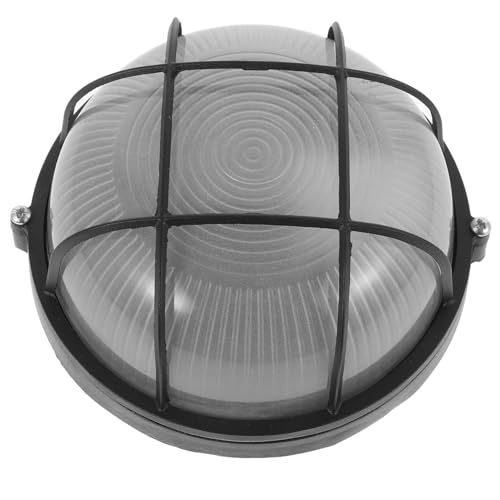 Toyvian Explosionsgeschützte Sauna Wandlampe Glas Aluminium Feuchtraumleuchte Ersatzlampe für Sauna Dampfbad Innenbeleuchtung Langlebig Hitzebeständig Ip Schutz für Wellnessbereiche von Toyvian