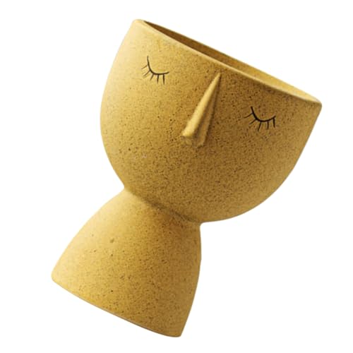 Toyvian Face Keramik Blumentopf Pflanzentöpfe Dekorativer Intelligenter Blumentopf Gartentöpfe Kleine Zimmerpflanzen Minimalistischer Übertopf Desktop Blumentöpfe Toyvian Face Keramik Blumentopf Pflanzentöpfe Dekorativer Intelligenter Blumentopf Gartentöpfe Kleine Zimmerpflanzen Minimalistischer Übertopf Desktop Blumentöpfe von Toyvian