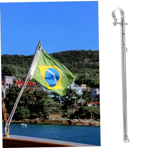 Toyvian Fahnenmast Boot Flaggenmast Flaggenhalter Wind und Wasserfest Für Boote Yachten Segelboote Mit Verlängerten Befestigungsschrauben Und Rostfrei Toyvian Fahnenmast Boot Flaggenmast Flaggenhalter Wind und Wasserfest Für Boote Yachten Segelboote Mit Verlängerten Befestigungsschrauben Und Rostfrei von Toyvian