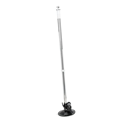 Toyvian Fahnenmast mit Saugnapf für Einstellbarer Teleskop Fahnenhalter für Veranstaltungen Lässt Anbringen und Entfernen Langlebig von Toyvian