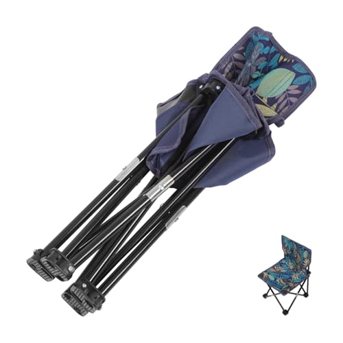 Toyvian Faltbarer Angelstuhl Outdoor Campingstuhl Klein Leicht Tragbar Klappbar für Garten Angler Strand Ausflug Multifunktional Kompakt von Toyvian