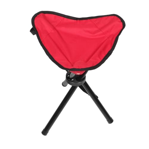 Toyvian Faltbarer Campinghocker Leichter Dreibeiniger Stuhl Oxford Stoff Kompakter Outdoor Sitz für Angeln Reisen Strand und Camping für Einfache Lagerung und Schnellen Aufbau von Toyvian
