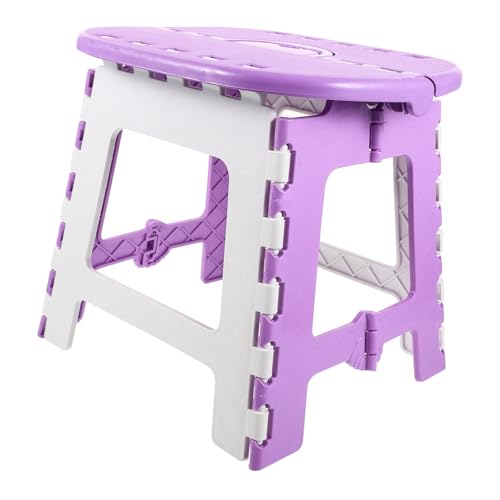 Toyvian Faltbarer Campinghocker Tragbarer Leichter Klappstuhl für Angeln Garten und Reisen für Outdoor Aktivitäten Robustem Kunststoff Kompakt und Praktisch für Unterwegs von Toyvian