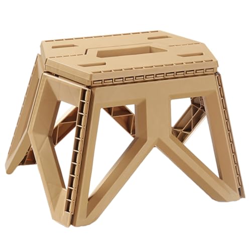 Toyvian Faltbarer Campingstuhl Tragbarer Klapphocker für Outdoor Aktivitäten zum Angeln Garten zu Transportieren Lagern von Toyvian