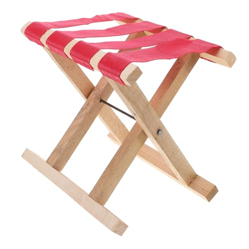 Toyvian Faltbarer Mehrzweck Holz für Angeln und Camping Tragbarer Klappstuhl mit Kompakte Sitzbank für Outdoor Aktivitäten Martinrot Toyvian Faltbarer Mehrzweck Holz für Angeln und Camping Tragbarer Klappstuhl mit Kompakte Sitzbank für Outdoor Aktivitäten Martinrot von Toyvian