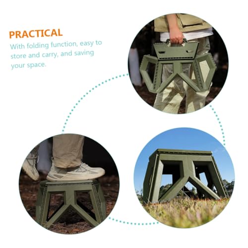 Toyvian Faltbarer Outdoor hocker aus Robustem PP Tragbarer Klappbarer Anglerhocker für Camping Handlicher Sitzhocker mit Ergonomischem Griff Kompakt und Leicht für Urlaub und Strand Toyvian Faltbarer Outdoor hocker aus Robustem PP Tragbarer Klappbarer Anglerhocker für Camping Handlicher Sitzhocker mit Ergonomischem Griff Kompakt und Leicht für Urlaub und Strand von Toyvian