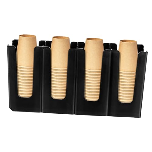 Toyvian Faltbarer Papierbecherhalter aus Kunststoff Verstellbarer Becherständer für Zuhause Bar Milchtee Kaffeegeschäfte Hygienische Aufbewahrung Kompakt und Platzsparend von Toyvian