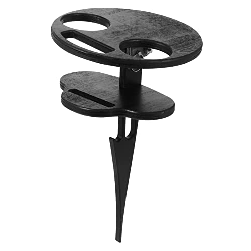 Toyvian Faltbarer Weintisch für Strand Garten Praktischer Holztisch Klappbar Tragbar für Partys und von Toyvian
