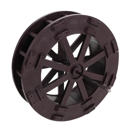 Toyvian Feng Shui Wasserwheel Tischbrunnen Leise Laufend Luftbefeuchter Aquarium Landschaftsdekoration für Büro und Fischbecken von Toyvian