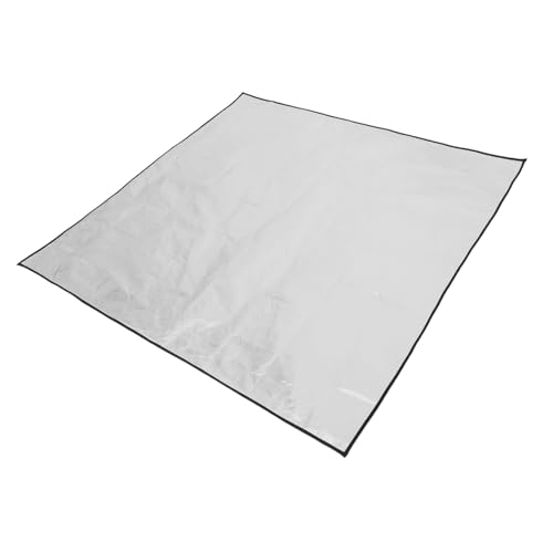 Toyvian Feuerfeste Grillmatte Quadratisch Hitzebeständig Wasserabweisend Schutzmatte für Terrasse Outdoor BBQ Feuerstelle Gasgrill Holzkohlegrill von Toyvian