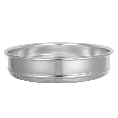 Toyvian Filter Siebwerkzeug feines Sieb feinmaschiges Sieb Sandsieb Sieb Sieb Bodensieb für die Gartenarbeit Sichter gartenerdsieb Gartenbau Sieb Steinsieb Aluminiumoxid Silver von Toyvian