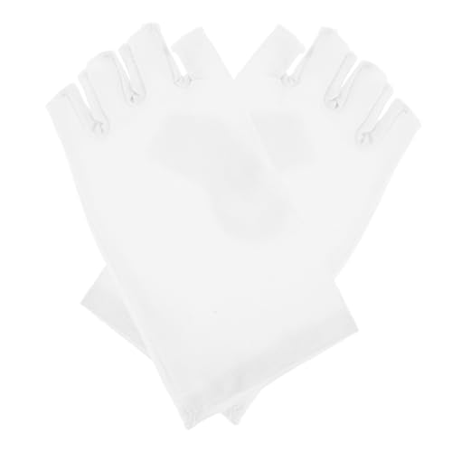 Toyvian Fingerlose Uv Schutz Handschuhe für Damen und Herren Atmungsaktive rutschfeste Sommerhandschuhe für Fahren Radfahren und Büroarbeit Elastische Passform Weiß Einheitsgröße Toyvian Fingerlose Uv Schutz Handschuhe für Damen und Herren Atmungsaktive rutschfeste Sommerhandschuhe für Fahren Radfahren und Büroarbeit Elastische Passform Weiß Einheitsgröße von Toyvian