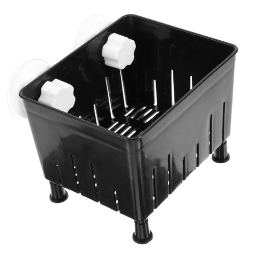 Toyvian Fischisolationsbox Aquarium Zuchtbox aus Robustem Kunststoff mit Saugnäpfen Multifunktionale Aufzuchtbox für Kleine Schildkröten und Fische Einfache Langlebig und Praktisch von Toyvian