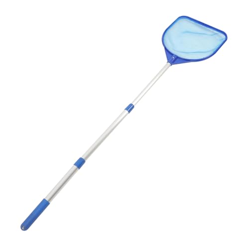 Toyvian Flachwasser Fischernetz Teichfilter Poolreiniger Netz Teichnetz Schwimmbecken Springbrunnen Teich Klares Netz Für Den Pool Zur Reinigung Teleskopstange Pool Skimmer Netz von Toyvian