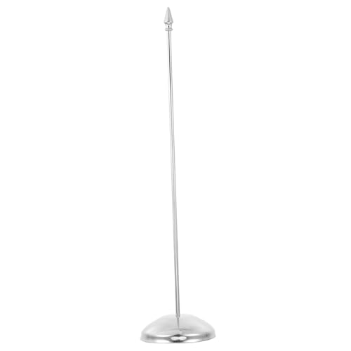 Toyvian Flaggenständer Für Den Innenbereich Tischflaggenständer Schreibtisch Bannerhalter Für Bürokonferenzen Und Besprechungen Desktop Bannerstange Für Das Home Office Zubehör Silber von Toyvian
